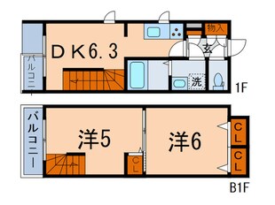 メルヴェーユ文京小石川の物件間取画像